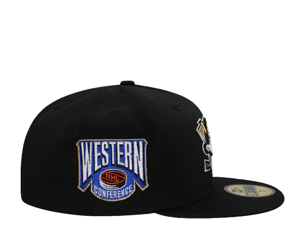 New Era Anaheim Ducks Western Conference Black Prime Edition 59Fifty Fitted Cap