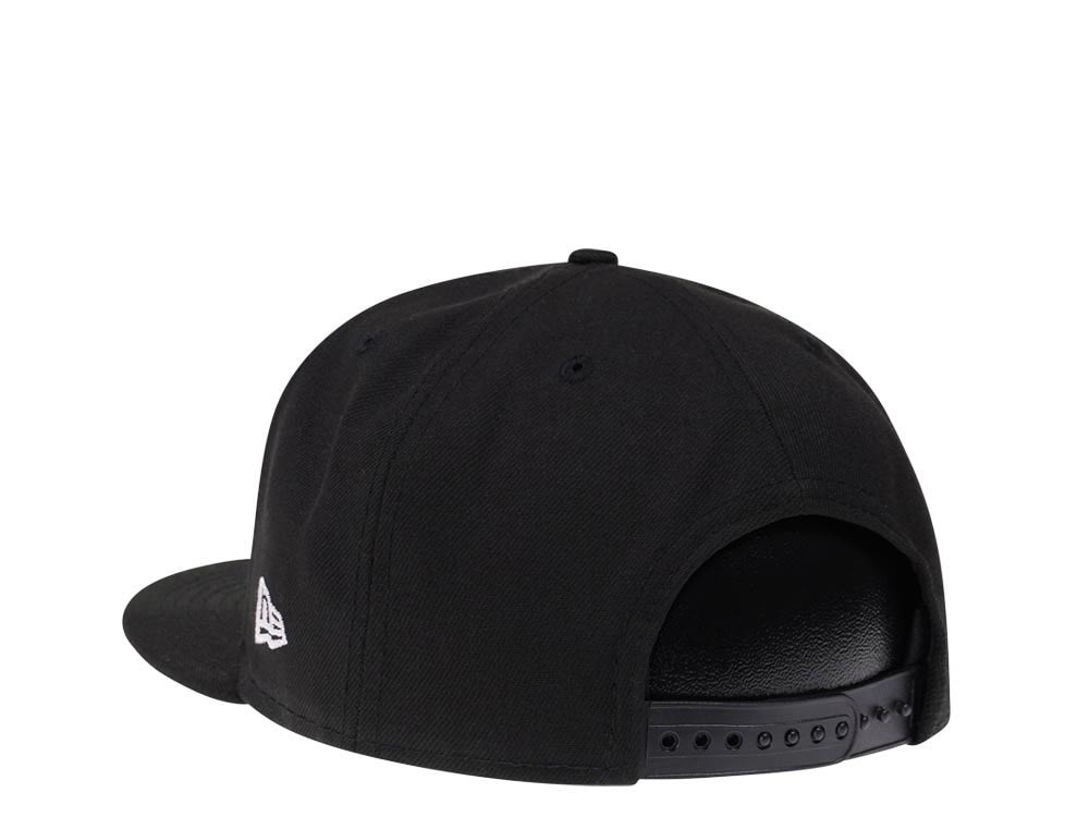 New Era Chicago Bulls Black White Edition 9Fifty Snapback Cap