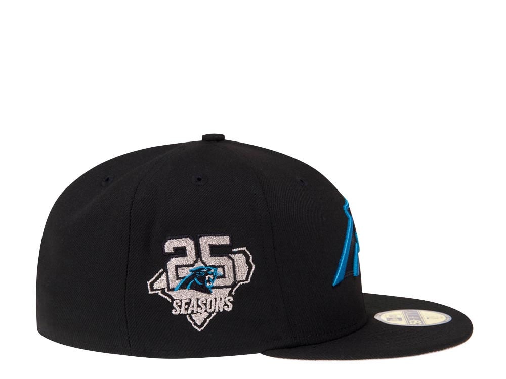 New Era Carolina Panthers 25 Seasons Black Classic Prime Edition 59Fifty Fitted Cap