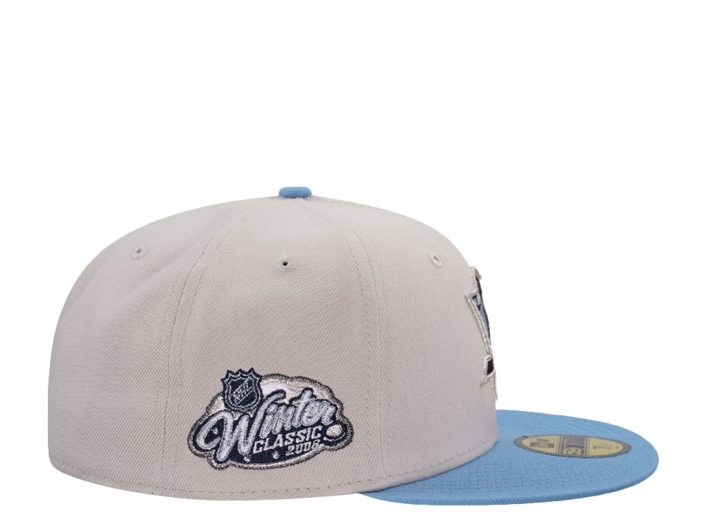 New Era Pittsburgh Penguins Winter Classic 2008 Stone Metallic Two Tone Edition 59Fifty Fitted Cap