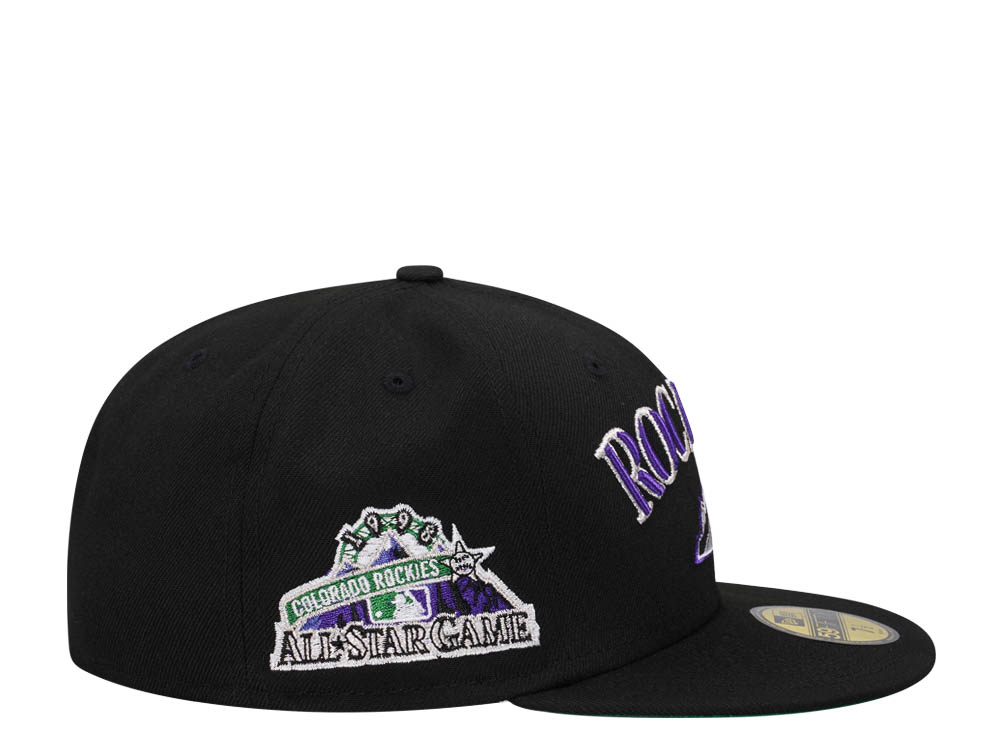 New Era Colorado Rockies All Star Game 1998 Black Throwback Edition 59Fifty Fitted Cap