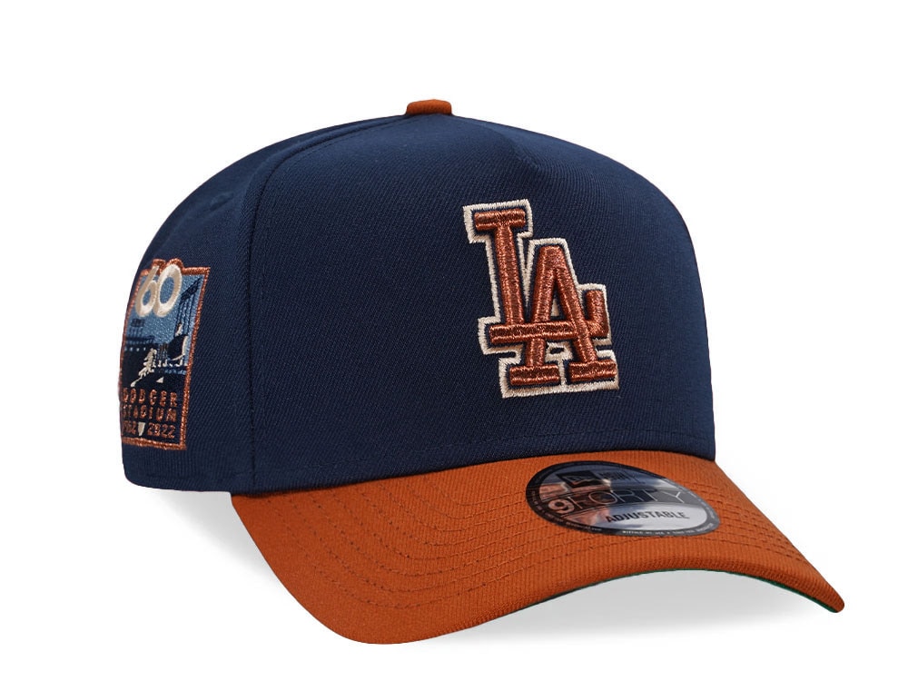 New Era Los Angeles Dodgers 60th Anniversary Copper Two Tone 9Forty A Frame Snapback Cap