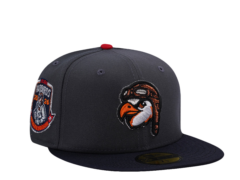 New Era Wilson Warbirds Inaugural Season 2026 Dark Gray Two Tone Edition 59Fifty Fitted Cap