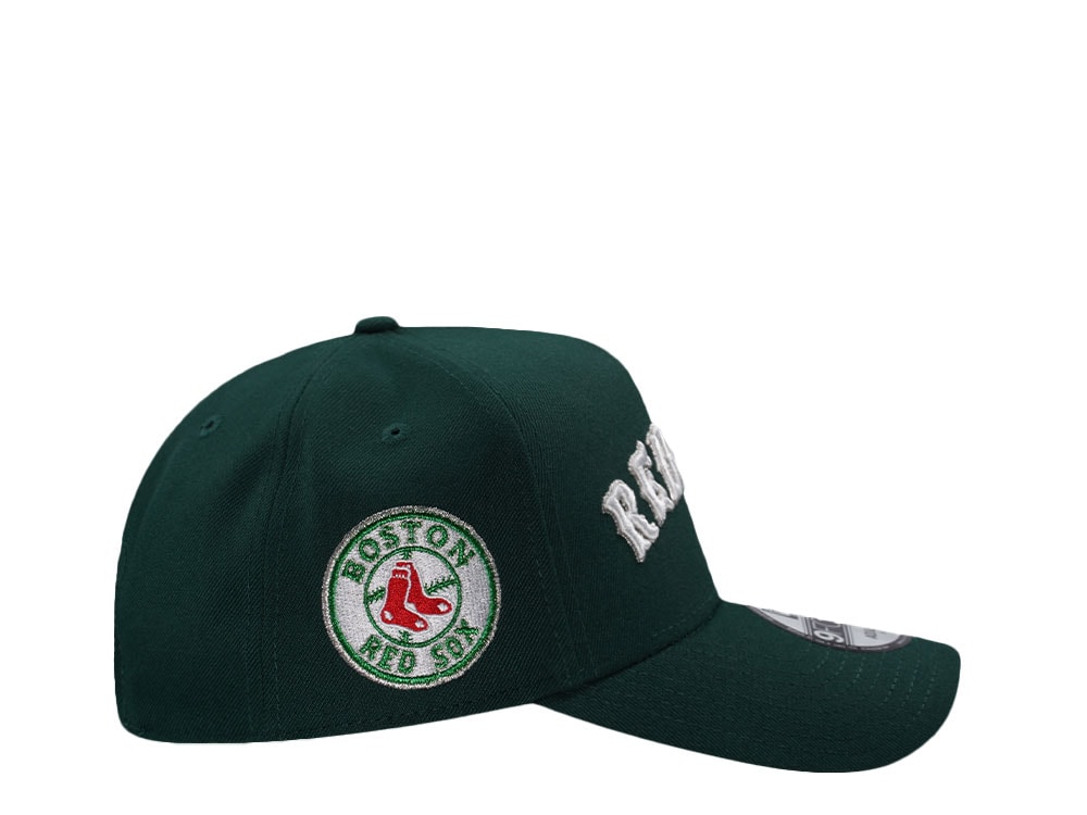 New Era Boston Red Sox X Dark Green Prime Edition 9Forty A Frame Snapback Cap
