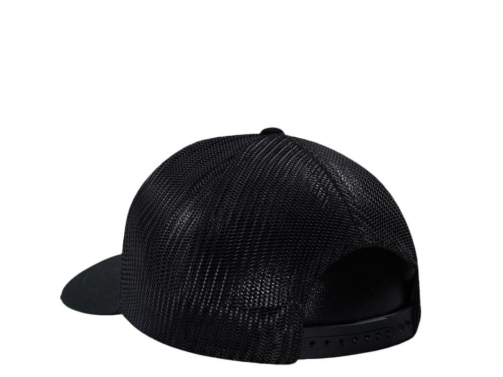 John Deere Black Mesh Trucker Snapback Cap