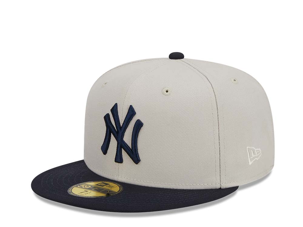 New Era New York Yankees Farm Team Stone Throwback Two Tone Edition 59Fifty Fitted Cap