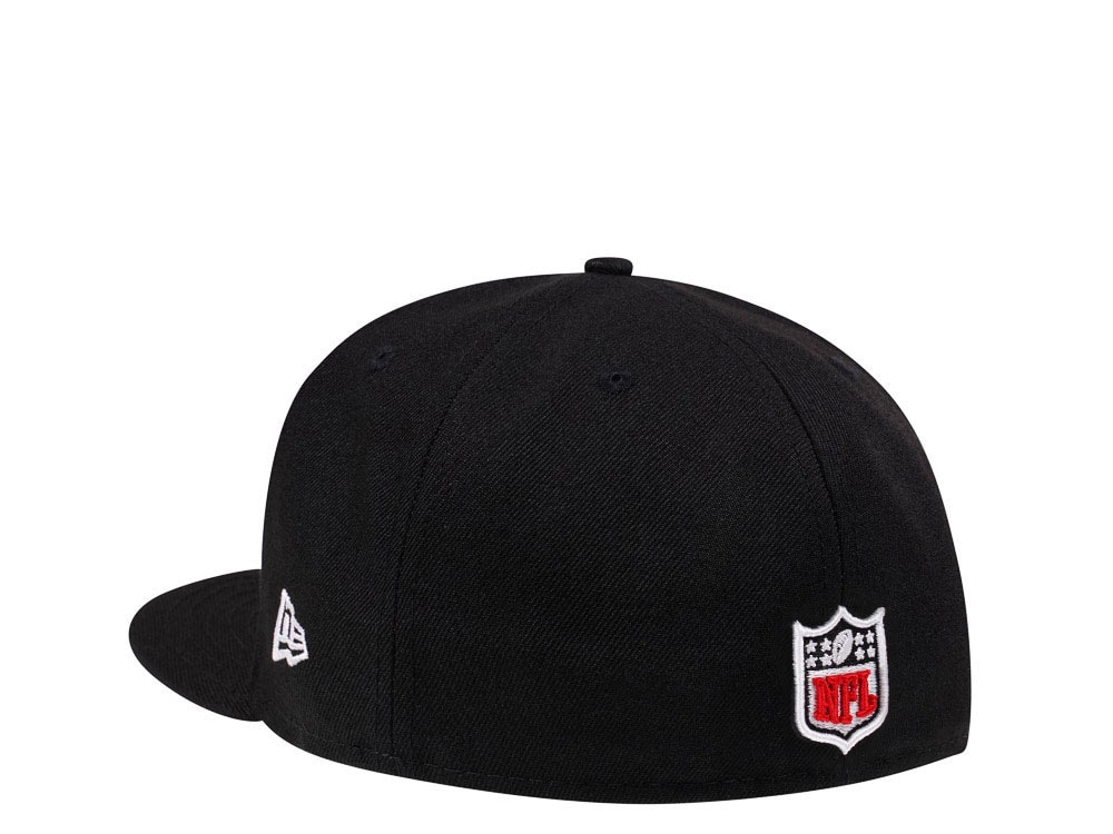 New Era Jacksonville Jaguars Black Crimson Collection 59Fifty Fitted Cap