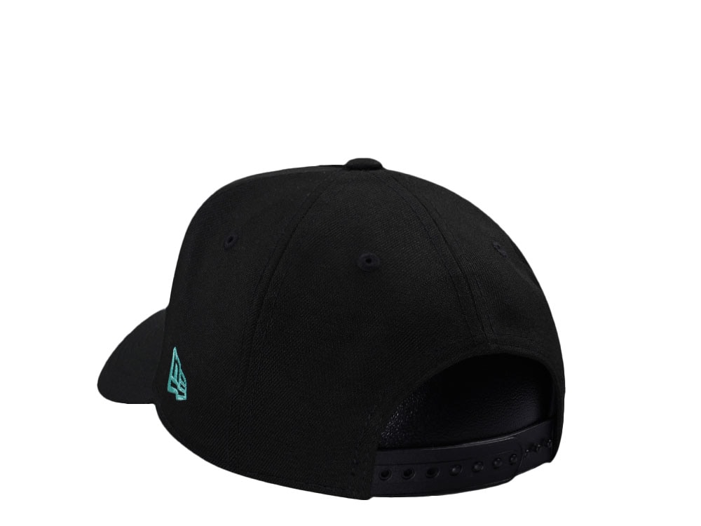 New Era Arizona Diamondbacks Inaugural Season 1998 Mint Black Prime Edition 9Forty A Frame Snapback Cap