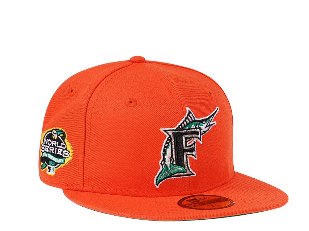 New Era Florida Marlins World Series 2003 Orange Flash Edition 59Fifty Fitted Cap