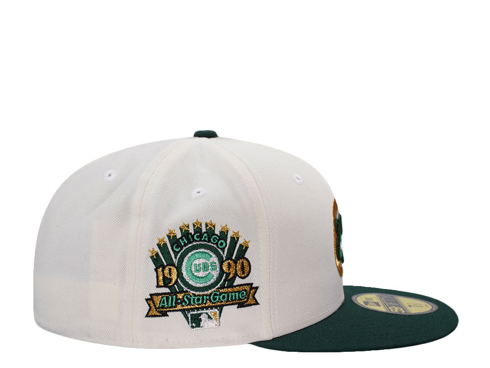New Era Chicago Cubs All Star Game 1990 Chrome Two Tone Edition 59Fifty Fitted Cap