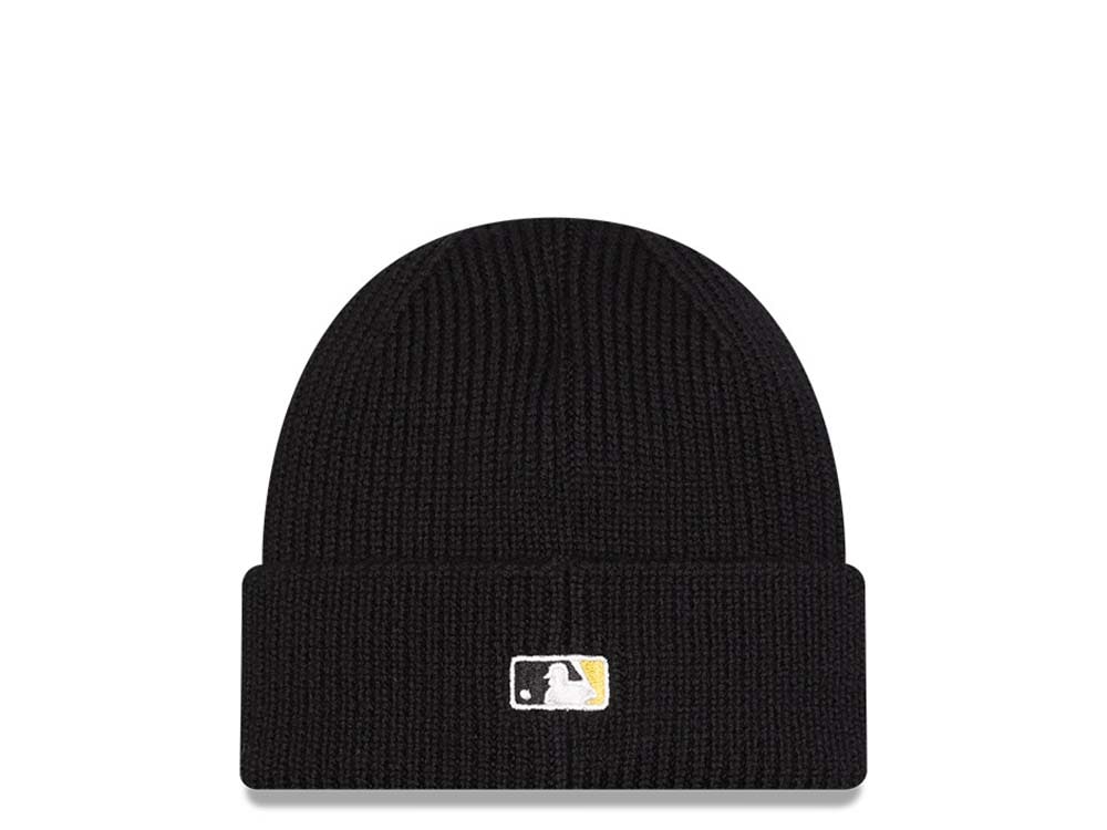 New Era Pittsburgh Pirates Skull Knit Black Mössor