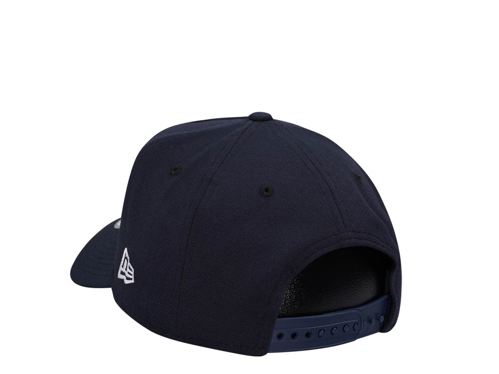 New Era Milwaukee Bucks Navy Classic Edition 9Forty A Frame Snapback Cap