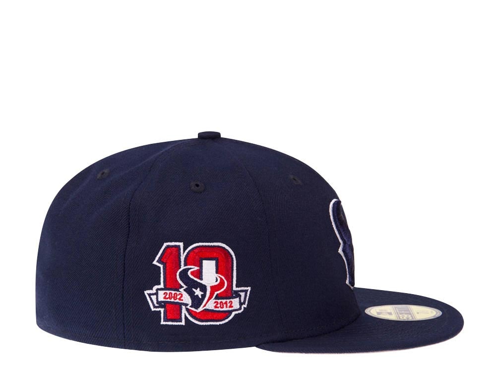 New Era Houston Texans 10th Anniversary Navy Classic Prime Edition 59Fifty Fitted Cap