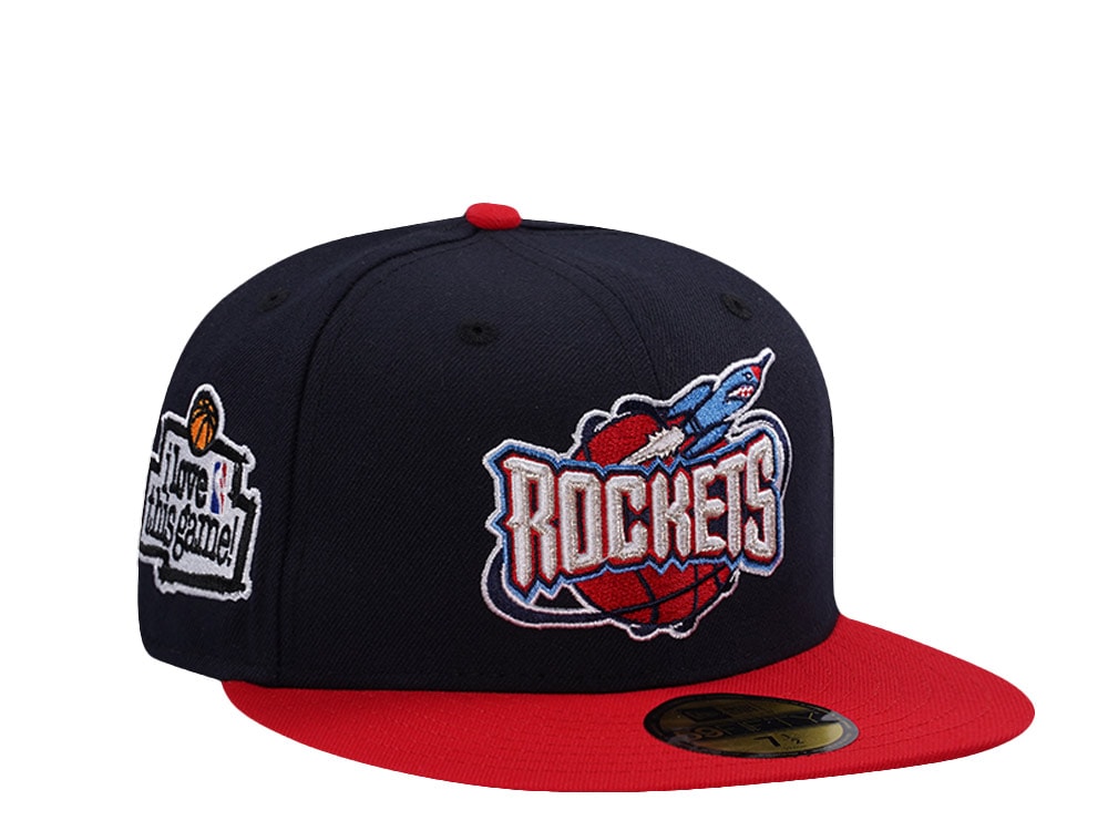 New Era Houston Rockets Love this Game Navy Two Tone Edition 59Fifty Fitted Cap