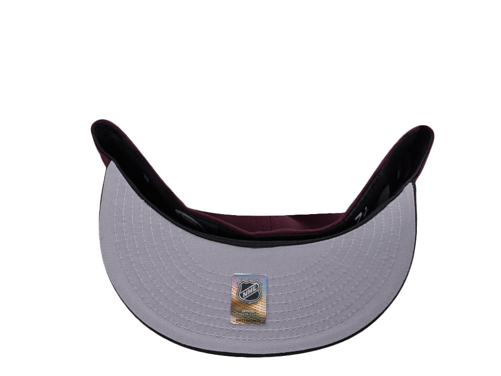 New Era Colorado Avalanche 25th Anniversary Maroon Two Tone Edition 59Fifty Fitted Cap