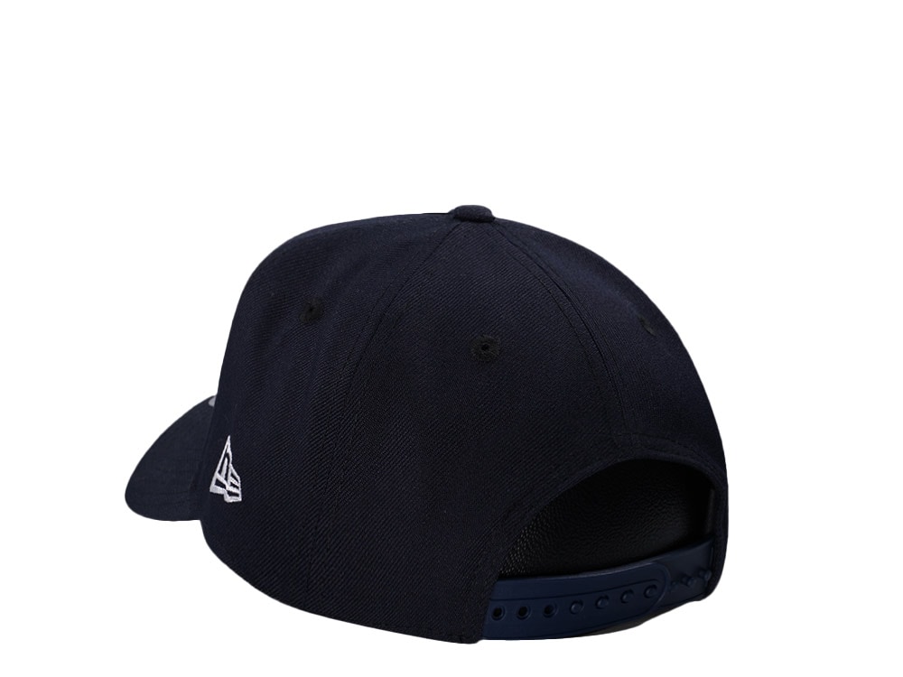 New Era Cleveland Guardians Navy Classic 9Forty A Frame Snapback Cap