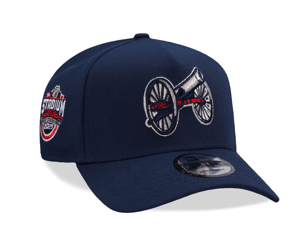 New Era Columbus Blue Jackets Stadium Series 2025 Navy Prime Edition 9Forty A Frame Snapback Cap