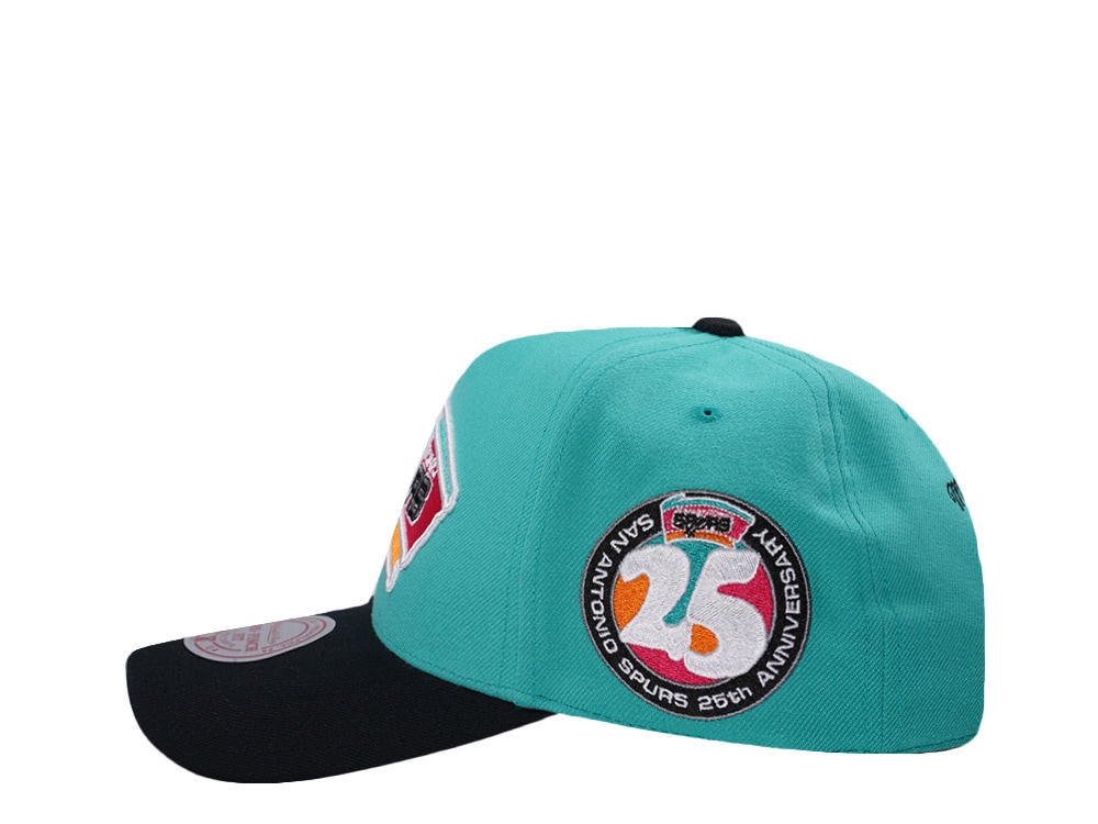 Mitchell & Ness San Antonio Spurs NBA In The City Teal Edition Pro Pinch Fit Snapback Cap