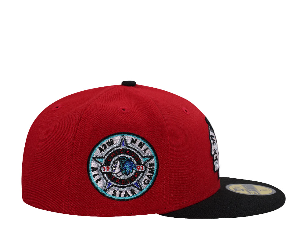 New Era Chicago Blackhawks All Star Game 1991 Scarlet Two Tone Edition 59Fifty Fitted Cap