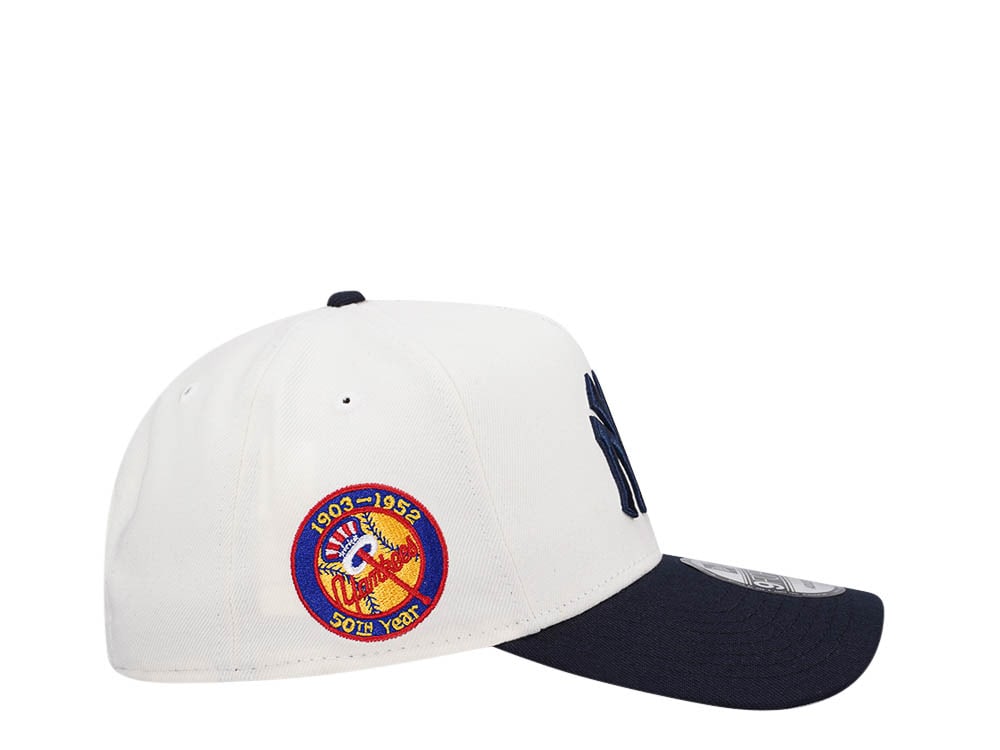 New Era New York Yankees 50th Anniversary Chrome Two Tone Edition 9Forty A Frame Snapback Cap