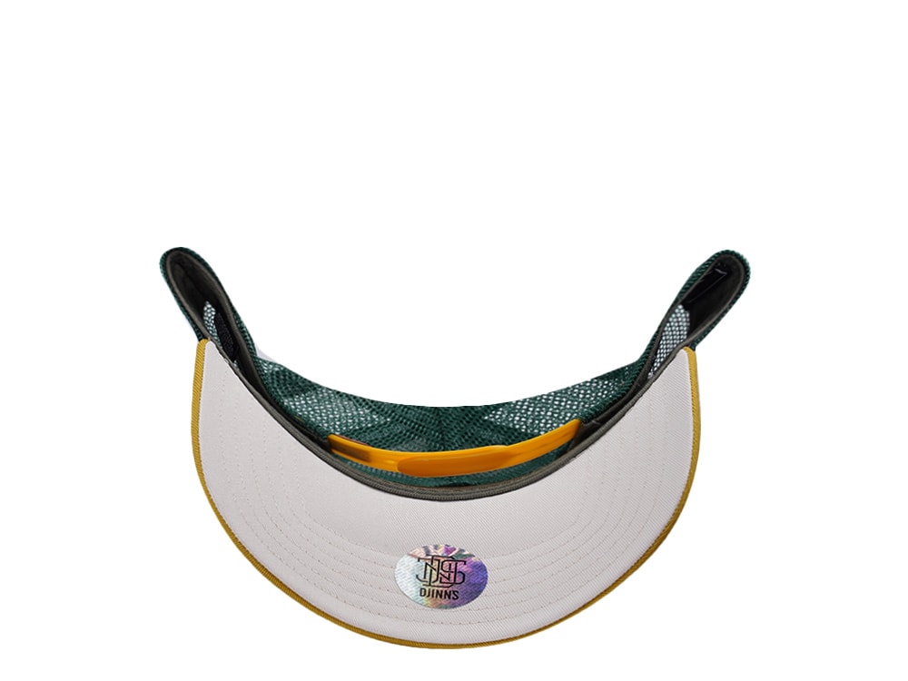 Djinns HFT Filthy Flamingo Surf Gang White Coastal Edition Trucker Snapback Cap