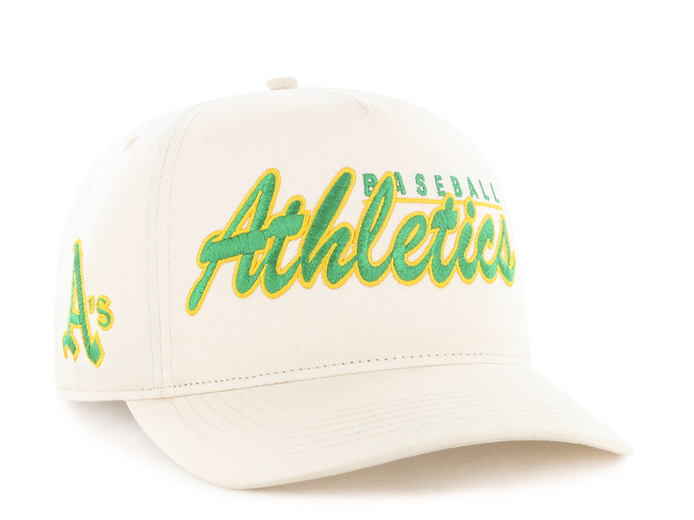 47 Brand Oakland Athletics Cooperstown Brushmark Natural Hitch Snapback Cap
