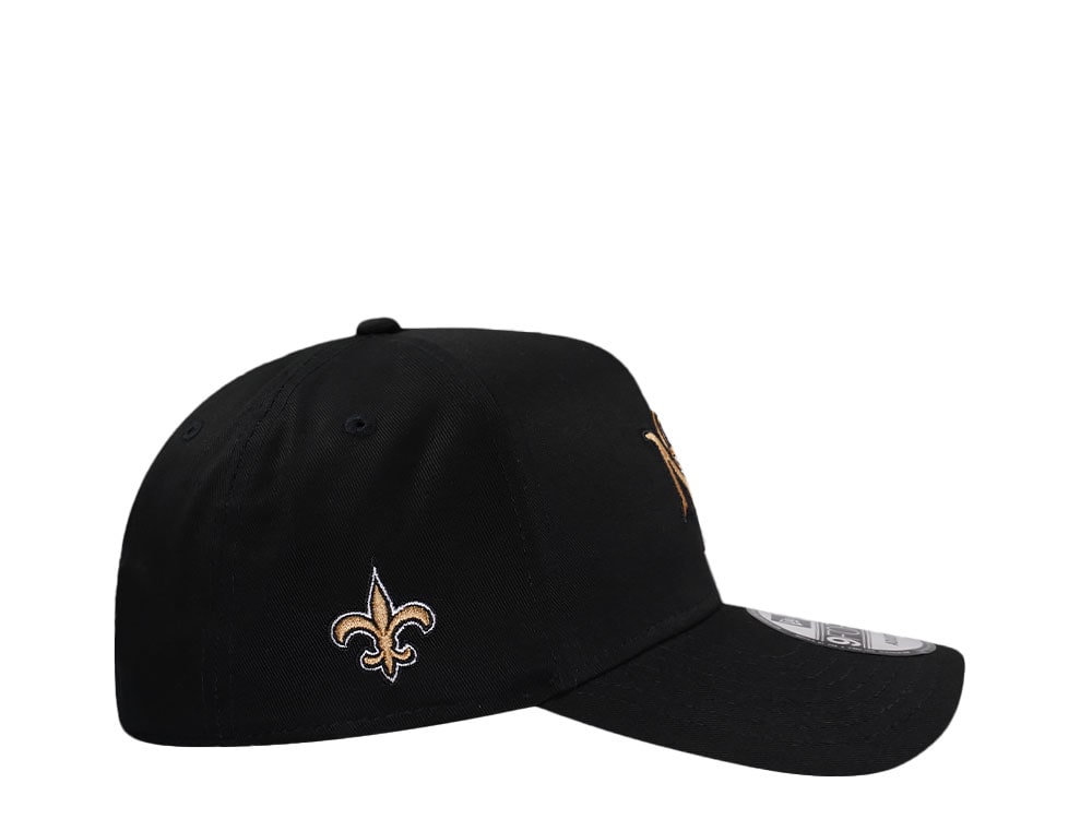 New Era New Orleans Saints City Originals Black 9Forty A Frame Snapback Cap