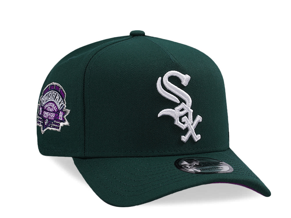 New Era Chicago White Sox Comiskey Park Dark Green Prime Edition 9Forty A Frame Snapback Cap