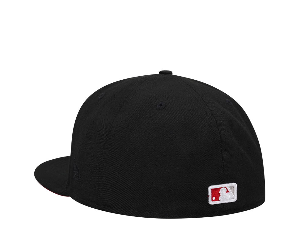 New Era Minnesota Twins Bomba Squad Black and Red Metallic Edition 59Fifty Fitted Cap