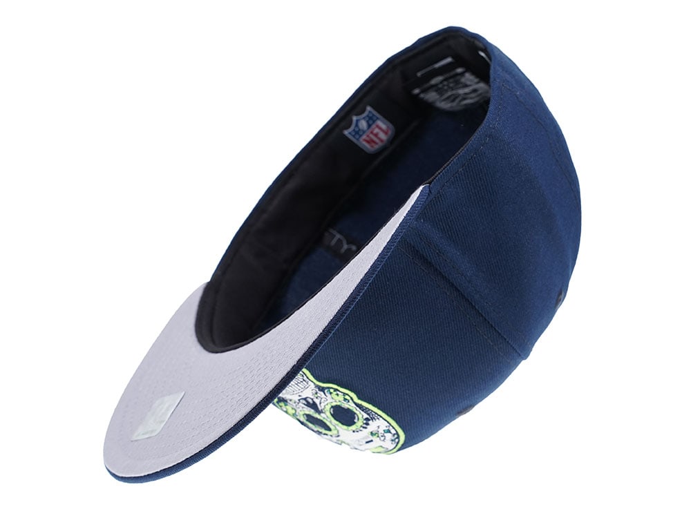 New Era Seattle Seahawks Skull Edition 59Fifty Fitted Cap