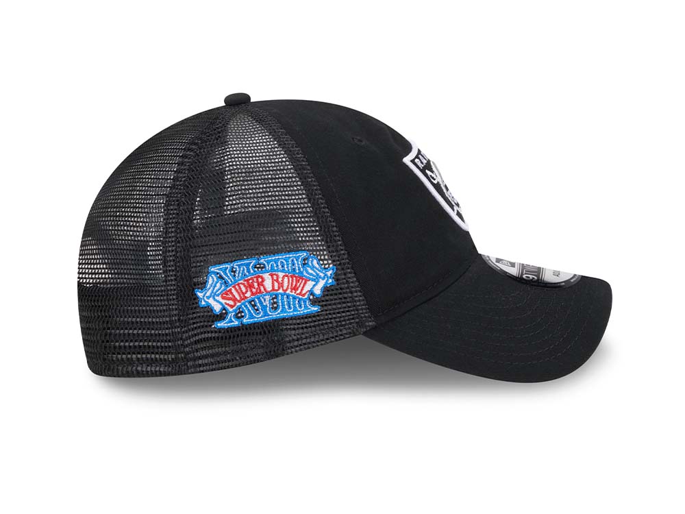 New Era Las Vegas Raiders Super Bowl XVIII Trucker Edition 9Twenty Snapback Cap