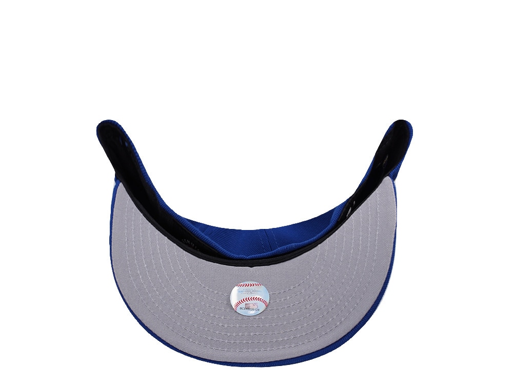 New Era Toronto Blue Jays 50th Anniversary Royal Blue Prime Edition 59Fifty Pre Curved Fitted Cap