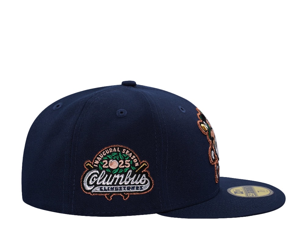 New Era Columbus Clingstones Inaugural Season 2025 Ocean Blue Prime Edition 59Fifty Fitted Cap
