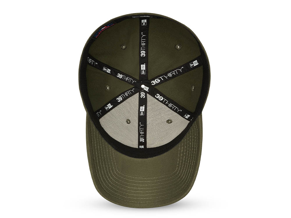New Era New York Yankees League Essential Olive 39Thirty Stretch Cap