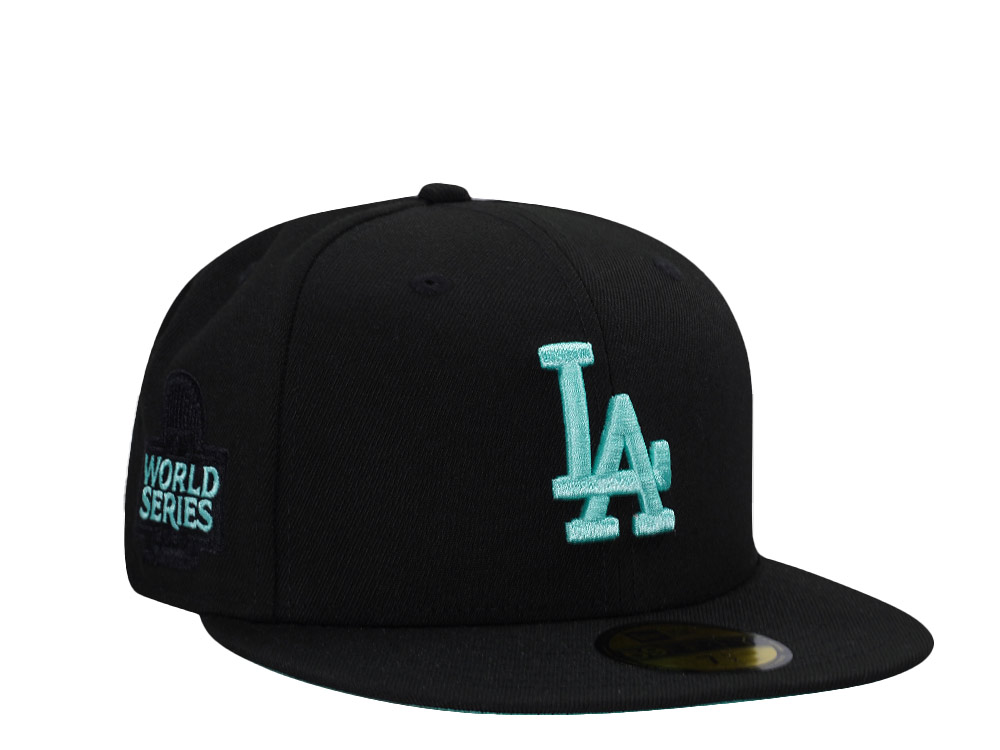 New Era Los Angeles Dodgers World Series 2024 Mint Detail Edition 59Fifty Fitted Cap