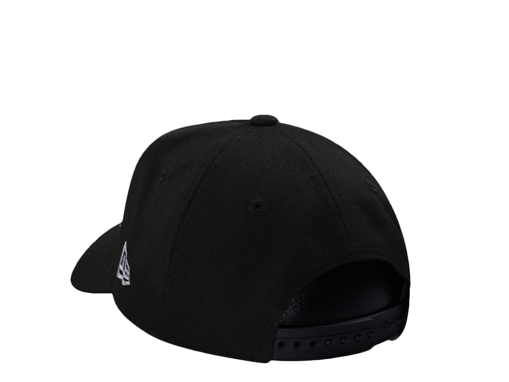 New Era Las Vegas Raiders 50th Anniversary Metallic Black Prime Edition 9Forty A Frame Snapback Cap