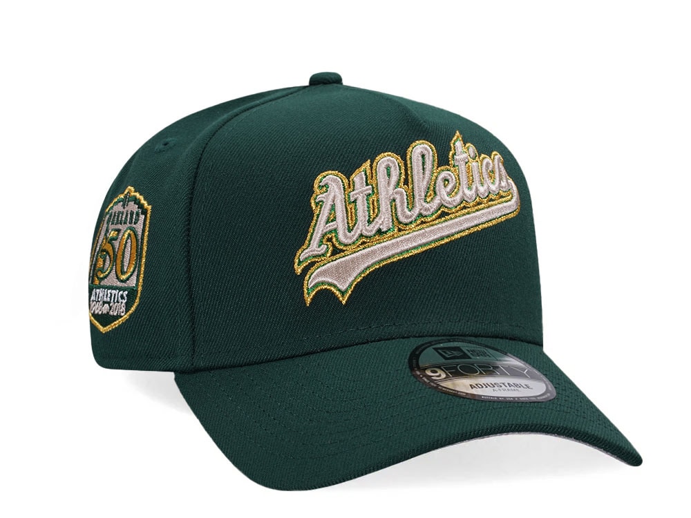 New Era Oakland Athletics 50th Anniversary Gold Edition 9Forty A Frame Snapback Cap