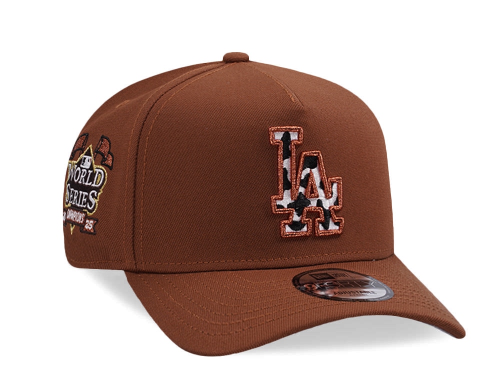 New Era Los Angeles Dodgers World Series Champions 2025 Tiramisu Prime Edition 9Forty A Frame Snapback Cap