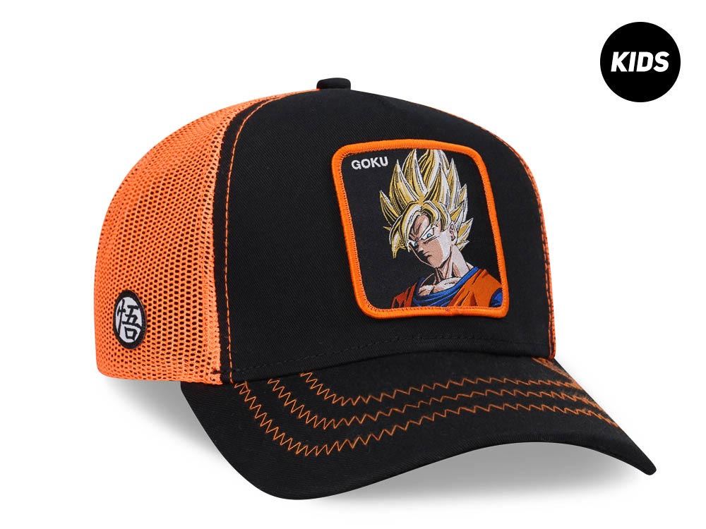 Capslab Dragonball Z Goku Trucker Kids Snapback Cap