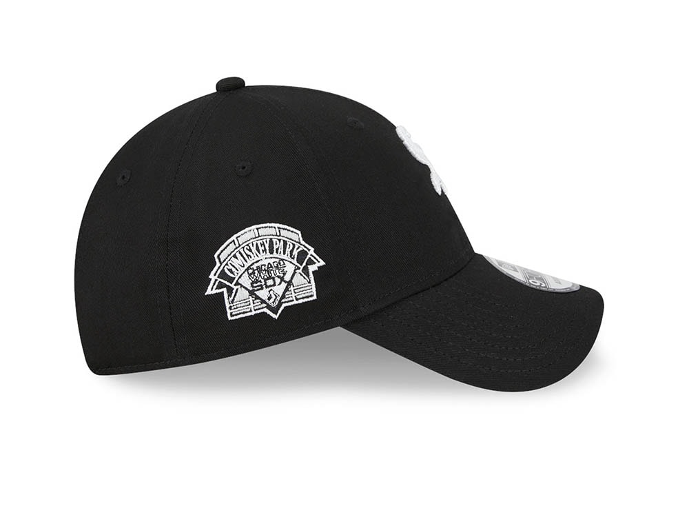New Era Chicago White Sox Comiskey Park Traditions Black 9Forty Strapback Cap