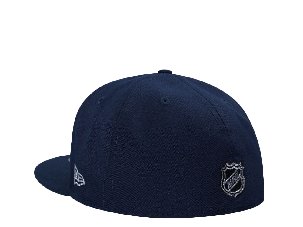 New Era Seattle Kraken Winter Classic 2024 Oceanblue Metallic Edition 59Fifty Fitted Cap