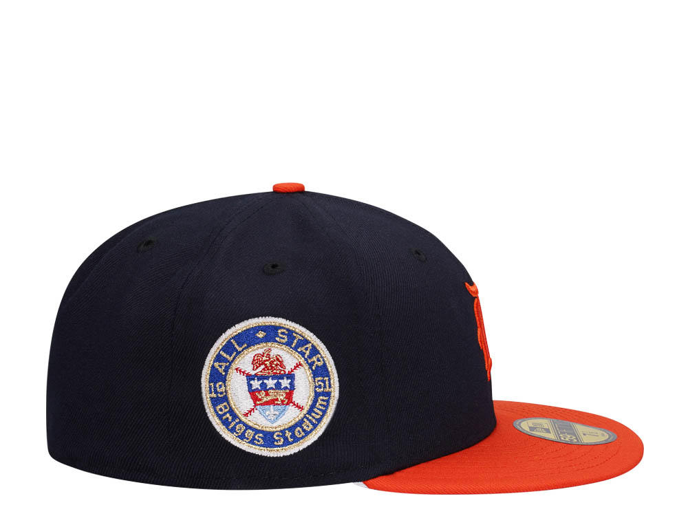 New Era Detroit Tigers All Star Game 1951 Two Tone Throwback Pack 59Fifty Fitted Cap