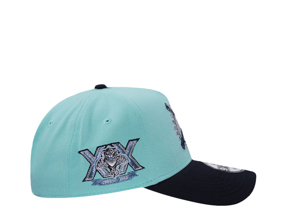 New Era Florida Panthers 20th Anniversary Tint Blue Two Tone Edition 9Forty A Frame Snapback Cap