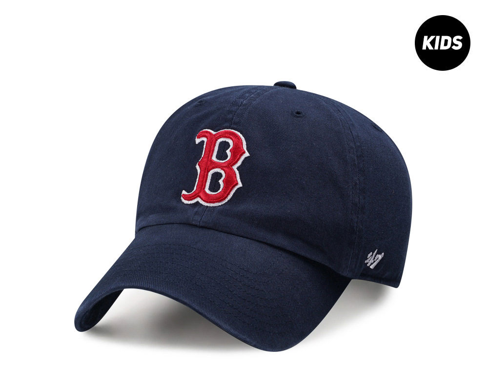47Brand Boston Red Sox Navy Clean Up Kids Strapback Cap