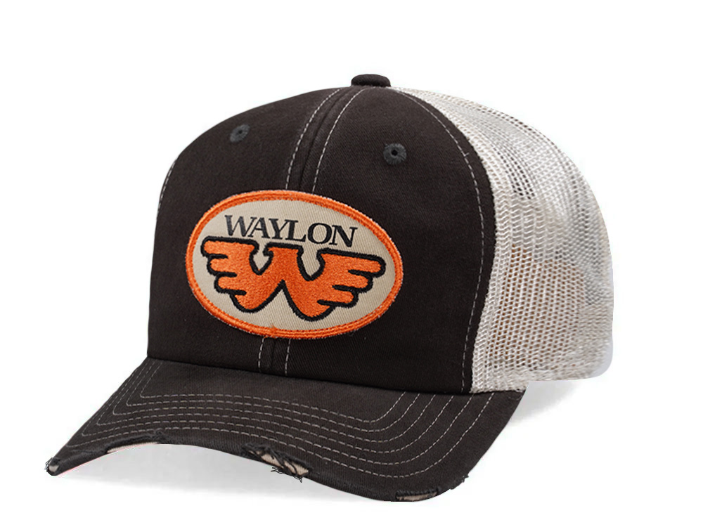 American Needle Waylon Jen Orville Black Edition Trucker Snapback Cap