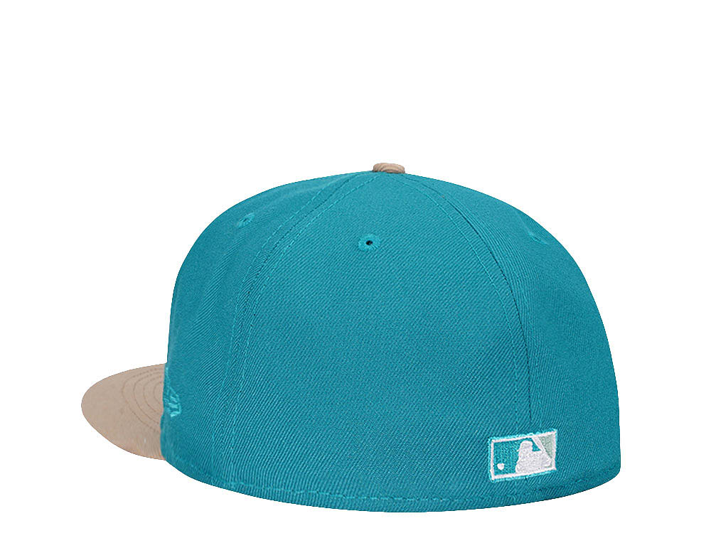 New Era Houston Astros 45th Anniversary Aqua Mint Prime Two Tone Edition 59Fifty Fitted Cap
