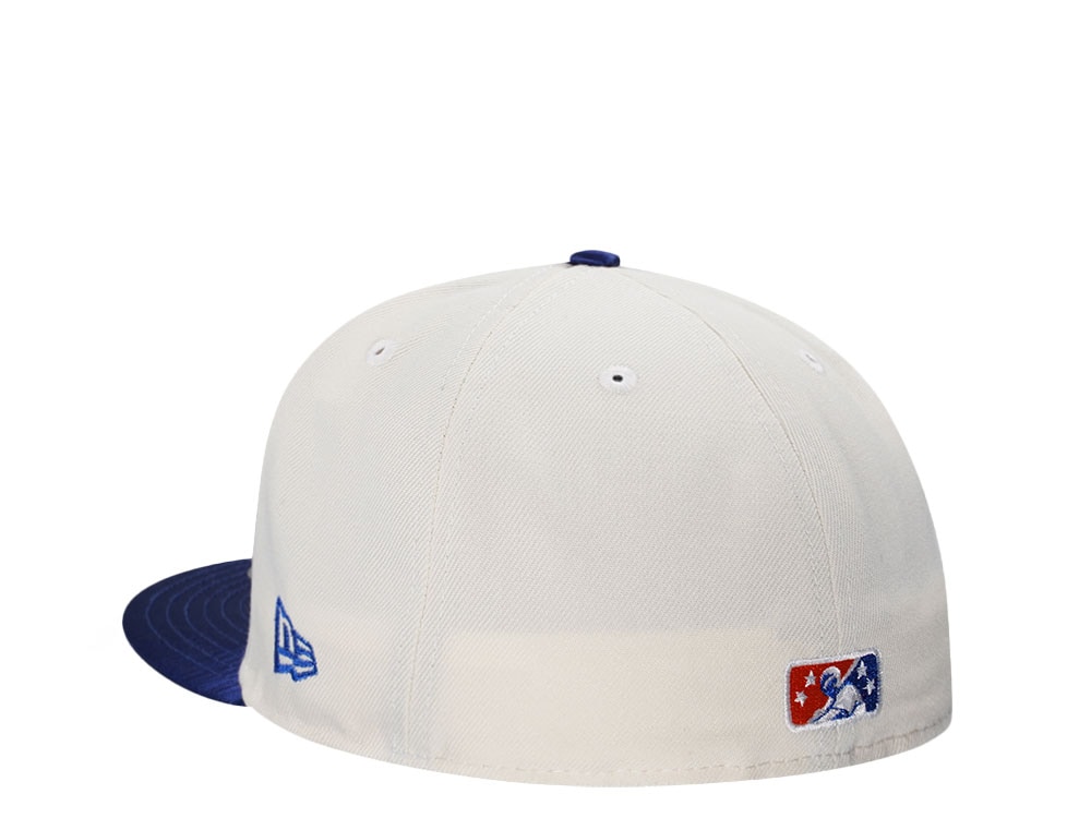 New Era Syracuse Mets Inaugural Season 2019 Chrome Satin Prim Two Tone Edition 59Fifty Fitted Cap