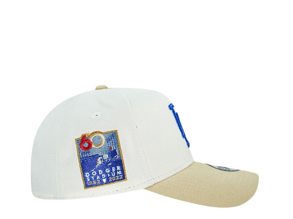 New Era Los Angeles Dodgers 60th Anniversary Sneaky Chrome Two Tone Edition 9Forty A Frame Snapback Cap