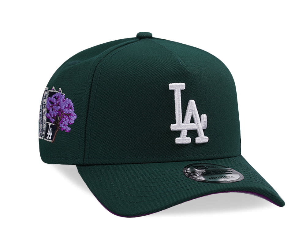 New Era Los Angeles Dodgers Tokyo Series 2025 Dark Green Prime Edition 9Forty A Frame Snapback Cap