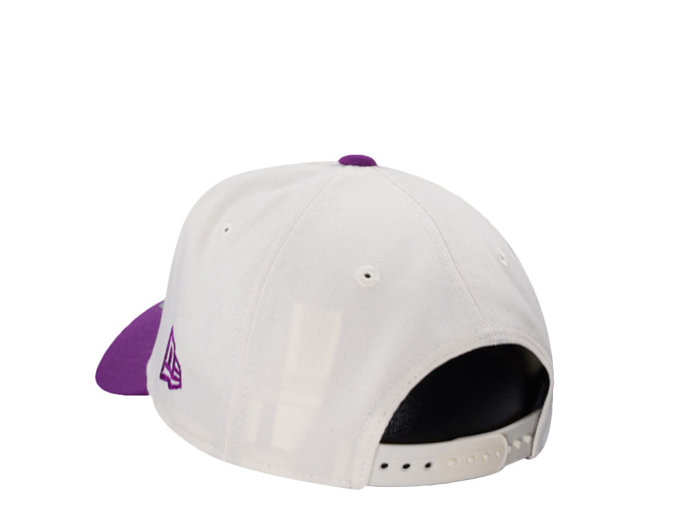 New Era New York Mets World Series 1986 Chrome Two Tone Edition 9Forty A Frame Snapback Cap